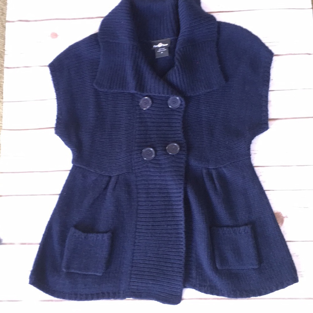Women’s half sleeve sweater . Dark blue. Medium